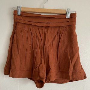 Kimchi Blue High-Waisted Orange Shorts